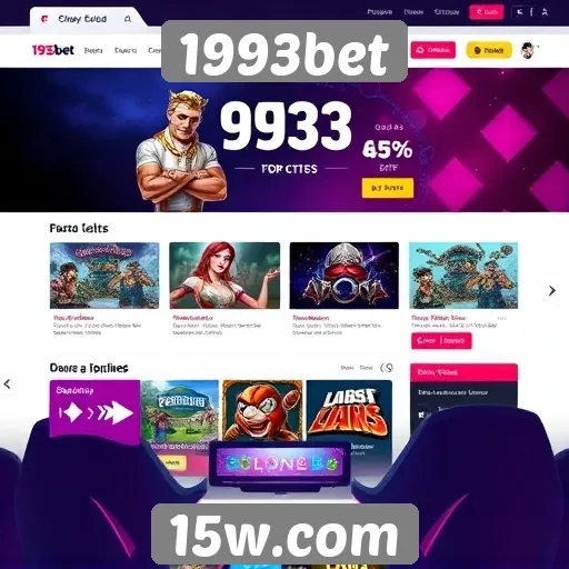 Análise da interface do usuário do site 1993bet